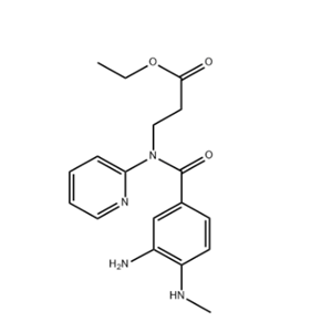 Ethyl N-[3-amino-4-(methylamino)benzoyl]-N-pyridin-2-yl-beta-alaninate