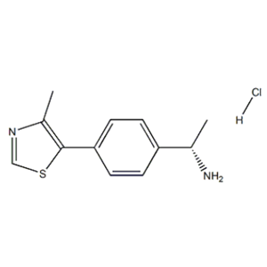 (S)-1-(4-(4-methylthiazol-5-yl)phenyl)ethanamine hydrochloride