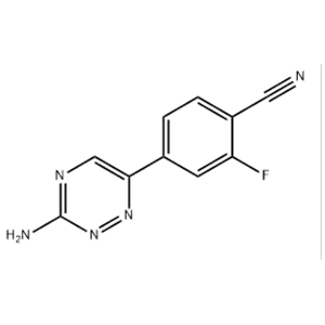 4-(3-AMINO-1,2,4-TRIAZIN-6-YL)-2-FLUOROBENZONITRILE