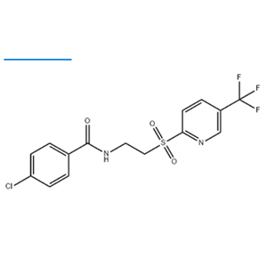 4-Chloro-N-[2-[[5-(trifluoromethyl)-2-pyridinyl]sulfonyl]ethyl]benzamide