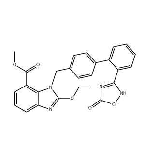 1-((2'-(2,5-dihydro-5-oxo-1,2,4-oxadiazol-3-yl)(1,1'-biphenyl)-4-yl)methyl)-2-ethoxy-1h-benzimidazole-7-carboxylic acid methyl ester