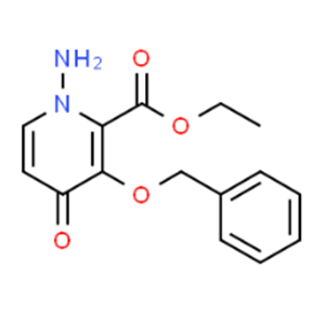 1-Amino-3-benzyloxy-4-oxo-1,4-dihydropyridine-2-carboxylic acid ethyl ester