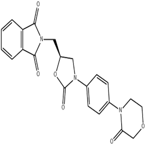 1H-ISOindole-1,3(2H) -Dione, 2-[[(5S)-2-OXO-3-[4-(3-OXO-4-MORPHolinyl)PHENYL] -5-OXAZolidinyl]METHYL]-