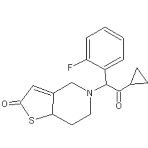 5-[2-Cyclopropyl-1-(2-fluorophenyl)-2-oxoethyl]-5,6,7,7a-tetrahydrothieno[3,2-c]pyridin-2(4H)-one