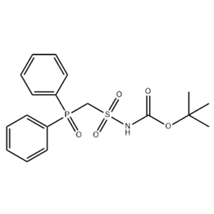 tert-Butyl ((diphenylphosphoryl)-methyl)sulfonylcarbamate