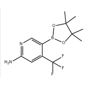 5-(4,4,5,5-tetramethyl-1,3,2-dioxaborolan-2-yl)-4-(trifluoromethyl)pyridin-2-amine