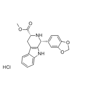 Cis-(1r,3r)-1,2,3,4-tetrahydro-1-(3,4-methylenedioxyphenyl)-9h-pyrido[3,4-b]indole-3-carboxylic acid methyl ester hydrochloride