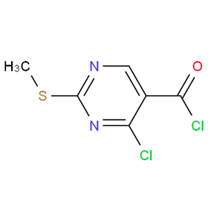 4-Chloro-2-methylmercaptopyrimidine-5-carboxylic acid chloride