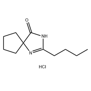 2-Butyl-4-spirocyclopentane-2-imidazolin-5-one hydrochloride