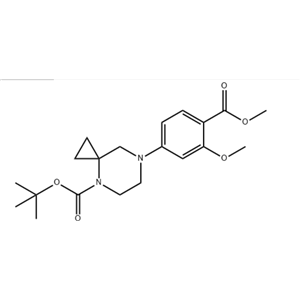 Tert-butyl 7-(3-methoxy-4-methoxycarbonylphenyl)-4,7-diazaspiro[2.5]octane-4-carboxylate