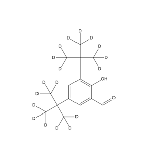2-hydroxy-3,5-bis(2-(methyl-d3)propan-2-yl-1,1,1,3,3,3-d6)benzaldehyde