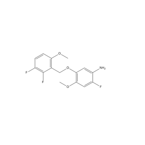 Benzenamine, 5-[(2,3-difluoro-6-methoxyphenyl)methoxy]-2-fluoro-4-methoxy-