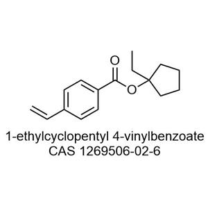 1-ethylcyclopentyl 4-vinylbenzoate