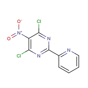 4,6-Dichloro-5-nitro-2-(pyridin-2-yl)pyrimidine