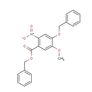 4-Benzyloxy-5-methoxy-2-nitro-benzoic acid benzyl ester