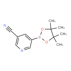 5-(4,4,5,5-tetramethyl-1,3,2-dioxaborolan-2-yl)nicotinonitrile