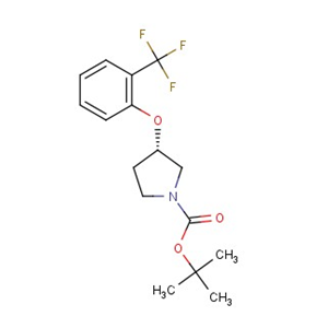 (S)-tert-butyl 3-(2-(trifluoromethyl)phenoxy)pyrrolidine-1-carboxylate