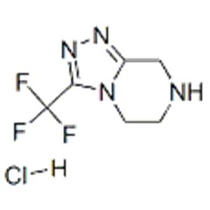 3-(Trifluoromethyl)-5,6,7,8-tetrahydro-[1,2,4]triazolo[4,3-a]pyrazine hydrochloride