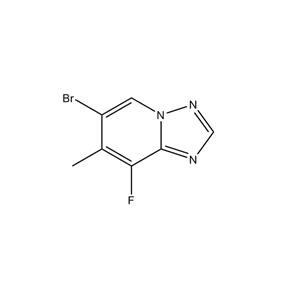 6-bromo-8-fluoro-7-methyl-[1,2,4]triazolo[1,5-a]pyridine