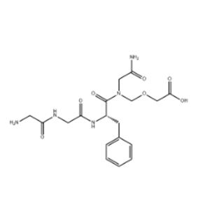 Glycinamide, glycylglycyl-L-phenylalanyl-N-[(carboxymethoxy)methyl]-