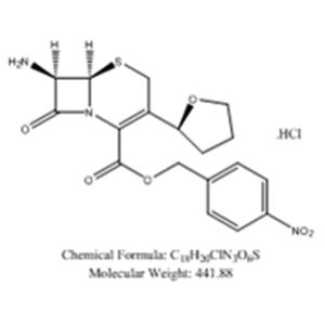 (6R,7R)-4-Nitrobenzyl 7-amino-8-oxo-3-((S)-tetrahydrofuran-2-yl)-5-thia-1-aza-bicyclo[4.2.0]oct-2-ene-2-carboxylate hydrochloride