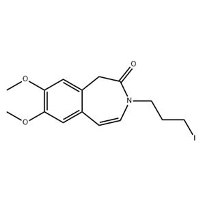 7,8-Dimethoxy-3-(3-iodopropyl)-1,3-dihydro-2H-3-benzazepin-2-one
