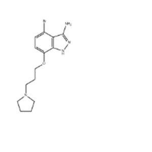 1H-Indazol-3-amine, 4-bromo-7-[3-(1-pyrrolidinyl)propoxy]-