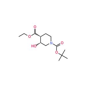 O1-tert-butyl O4-ethyl ( )-(3R,4R)-3-hydroxypiperidine-1,4-dicarboxylate