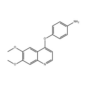 BenzenaMine, 4-[(6,7-diMethoxy-4-quinolinyl)oxy]-