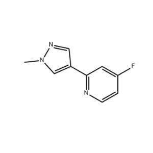 4-Fluoro-2-(1-methyl-1H-pyrazol-4-yl)pyridine