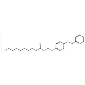 Decanoic acid, 2-[4-(phenylMethoxy)phenyl]ethyl ester