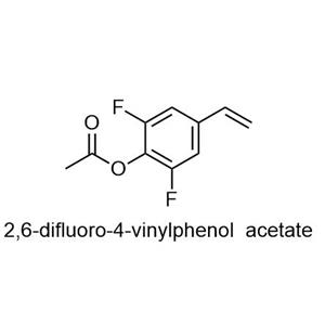 2,6-difluoro-4-vinylphenol  acetate