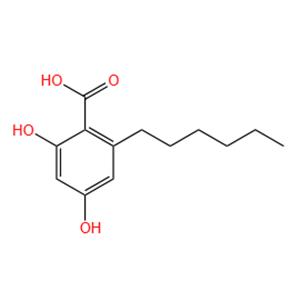 2,4-Dihydraxy-6-hexylbenzoic acid