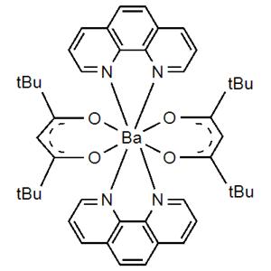 Barium bis(2,2,6,6-tetramethyl-3,5-heptanedionate) bis 1,10-phenanthroline