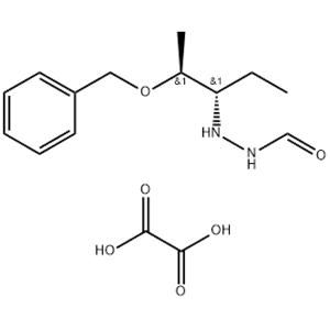 2-[(1S,2S)-1-Ethyl-2-(phenylmethoxy)propyl]hydrazinecarboxaldehyde ethanedioate (1:1)