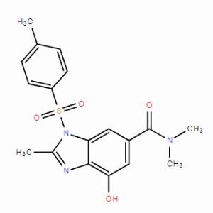 4-Hydroxy-N,N,2-trimethyl-1-[(4-methylphenyl)sulfonyl]-1H-benzimidazole-6-carboxamide