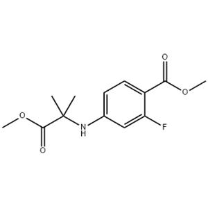 methyl 2-fluoro-4-((1-methoxy-2-methyl-1-oxopropan-2-yl)amino)benzoate