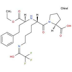 1-[N2-[(1S)-Ethoxycarbonyl-3-phenylpropyl)-N6-trifluoroacetyl]-L-lysyl-L-proline