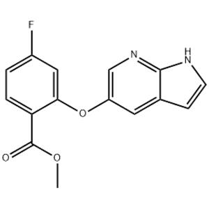 methyl2-(1H-pyrrolo[2,3-b]pyridin-5-yloxy)-4-fluorobenzoate