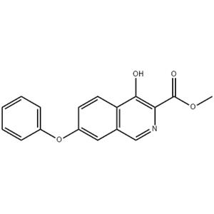 4-hydroxy-7-phenoxyisoquinoline-3-carboxylic acid methyl ester