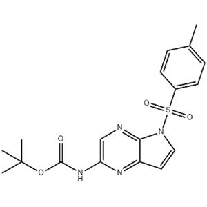 tert-butyl 5-tosyl-5H-pyrrolo[2,3-b]pyrazin-2-ylcarbamate