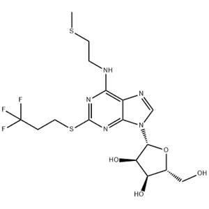 (2R,3S,4R,5R)-2-(hydroxyMethyl)-5-(6-((2-(Methylthio)ethyl)aMino)-2-((3,3,3-trifluoropropyl)thio)-9H-purin-9-yl)tetrahydrofuran-3,4-diol