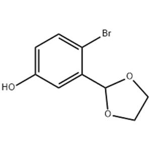 4-bromo-3-(1,3-dioxolan -2-yl)phenol
