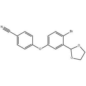 4-(4-BroMo-3-(1,3-dioxo lan-2-yl)phenoxy)benzon itrile