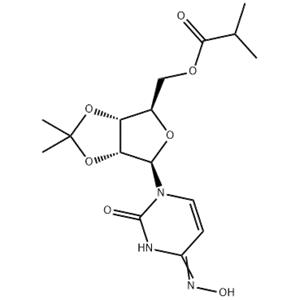 ((3aR,4R,6R,6aR)-6-((E)-4-(hydroxyimino)-2-oxo-3,4-dihydropyrimidin-1(2H)-yl)-2,2-dimethyltetrahydrofuro[3,4-d][1,3]dioxol-4-yl)methyl isobutyrate