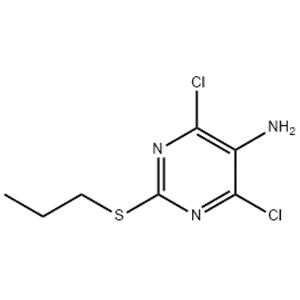 4,6-dichloro-2-propylthiopyrimidine-5-amine