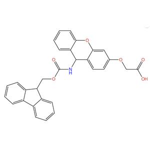 2-[[9-[[(9H-Fluoren-9-ylmethoxy)carbonyl]amino]-9H-xanthen-3-yl]oxy]acetic acid