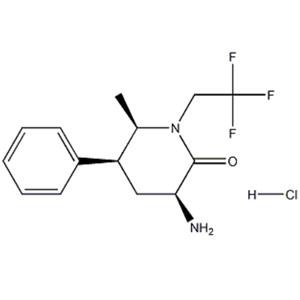 (3S,5S,6R)-3-amino-6-methyl-5-phenyl-1-(2,2,2-trifluoroethyl)piperidin-2-one hydrochloride
