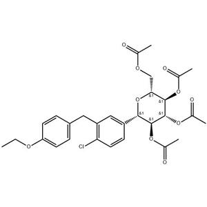 (2R,3R,4R,5S,6S)-2-(AcetoxyMethyl)-6-(4-chloro-3-(4-ethoxybenzyl)phenyl)tetrahydro-2H-pyran-3,4,5-triyl triacetate