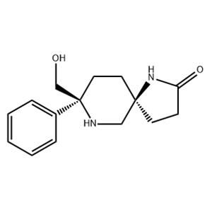 1,7-Diazaspiro[4.5]decan-2-one, 8-(hydroxymethyl)-8-phenyl-, (5S,8S)-